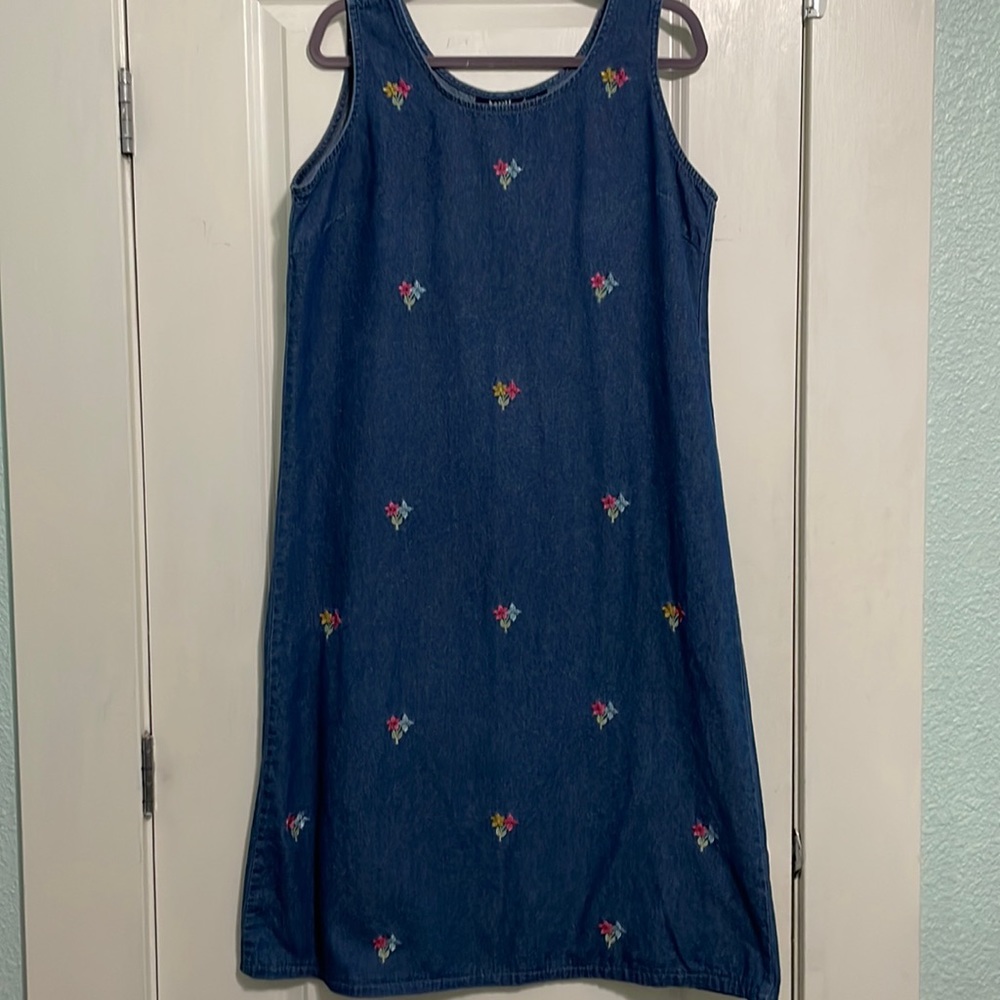 MPH Collection ladies cotton jean dress